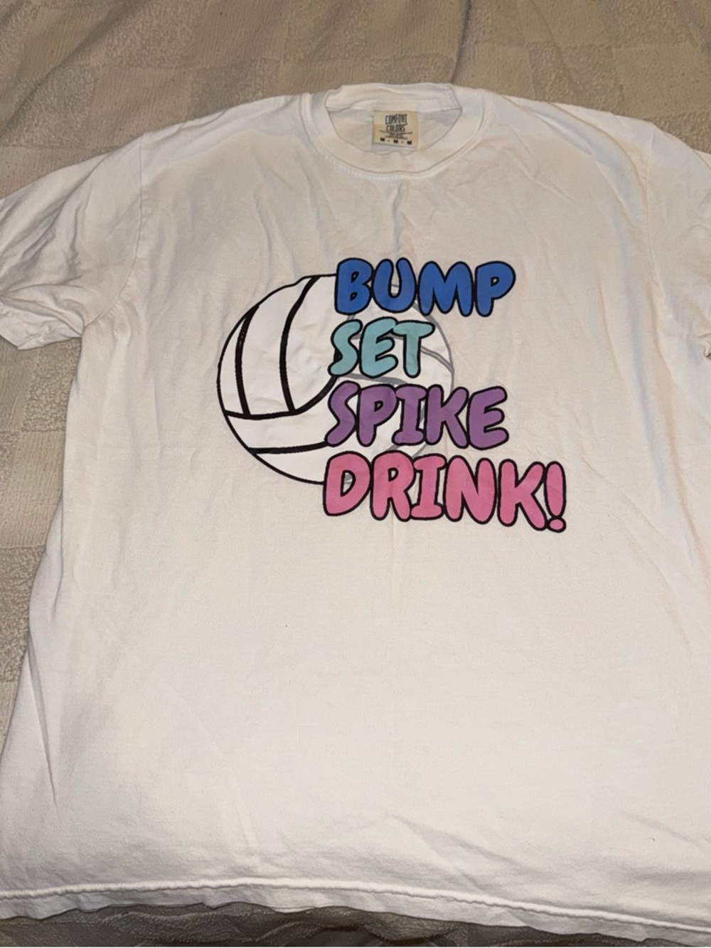 Comfort colors volleyball tee